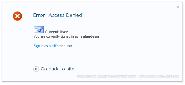 sharepoint view only access denied