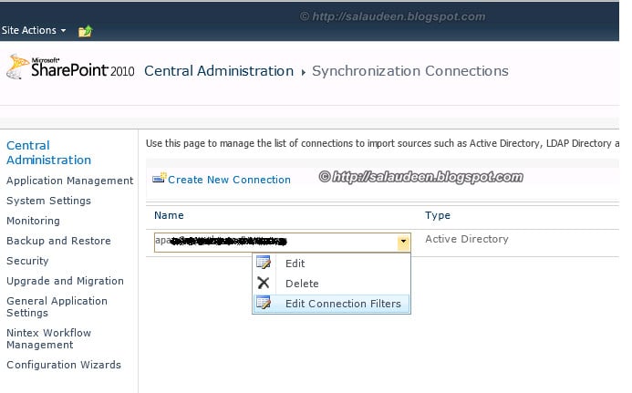 sharepoint user profile synchronization connection filter
