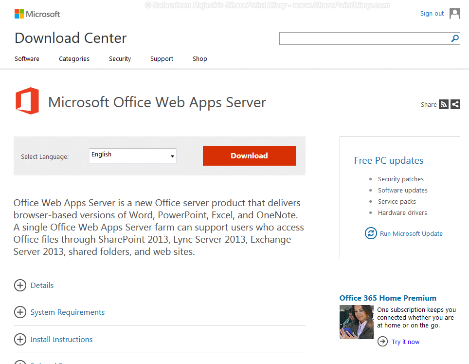 sharepoint 2013 office web apps download