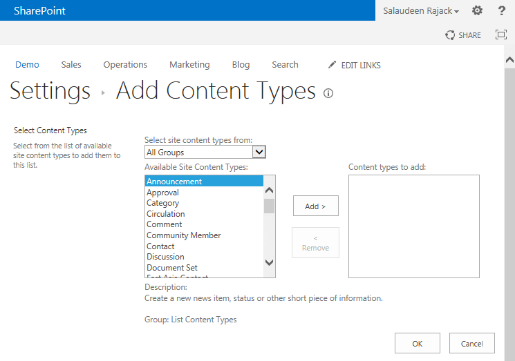 sharepoint 2013 powershell add content type to list