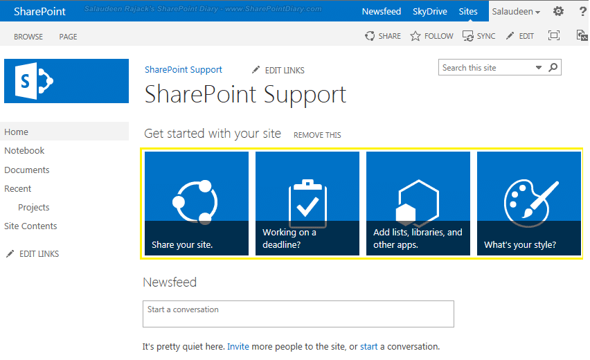 promoted links sharepoint 2013