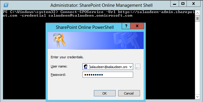 Connect to SharePoint Online with PowerShell