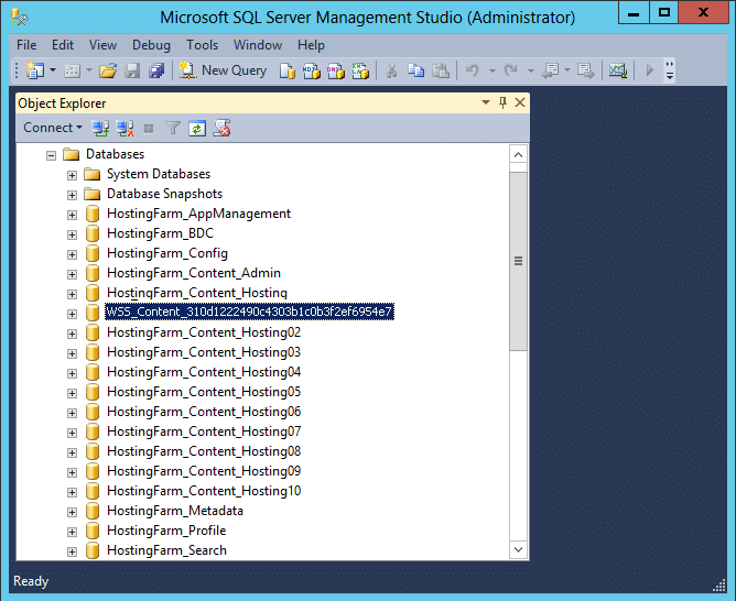 rename sharepoint content database powershell