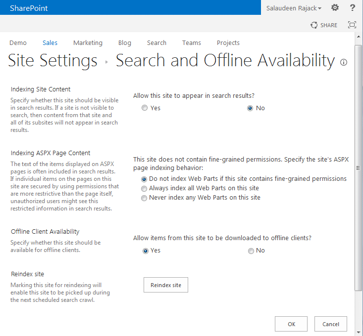 SharePoint search exclude site collection