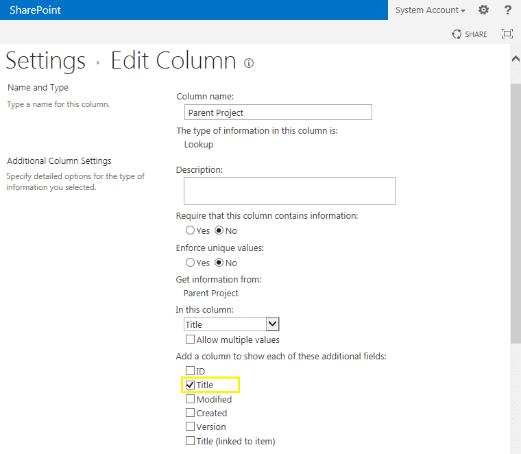 sharepoint remove hyperlink lookup field