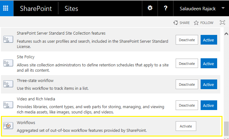 sharepoint 2010 approval workflow not available