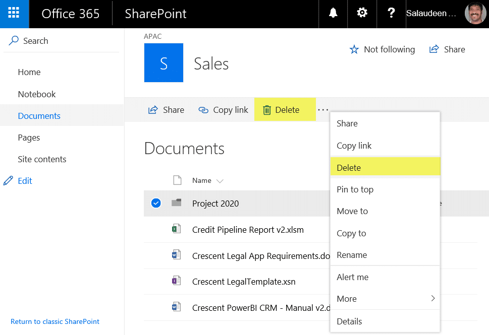 SharePoint Online PowerShell Delete Folder