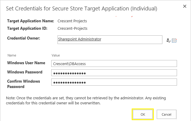 sharepoint designer secure store application id