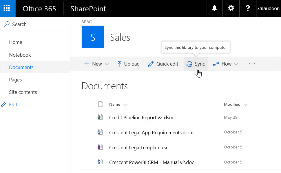 sharepoint online disable document library sync