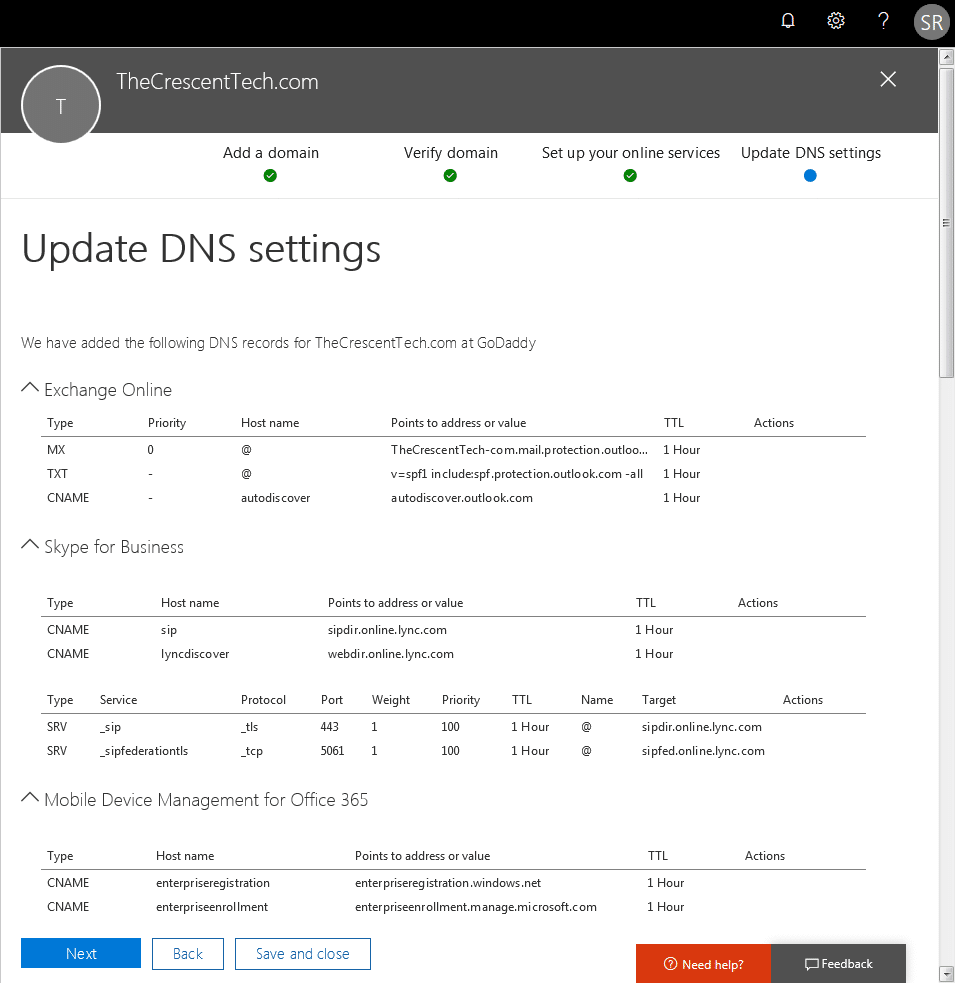 office 365 how to add domain
