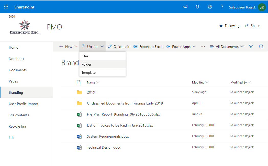 How to Upload a Folder to SharePoint Online?