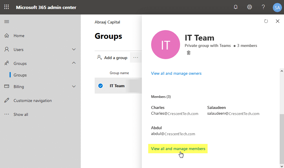 remove user from office 365 group