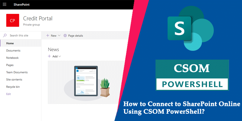 connect to sharepoint online csom powershell