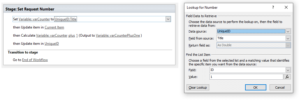 sharepoint create unique reference number