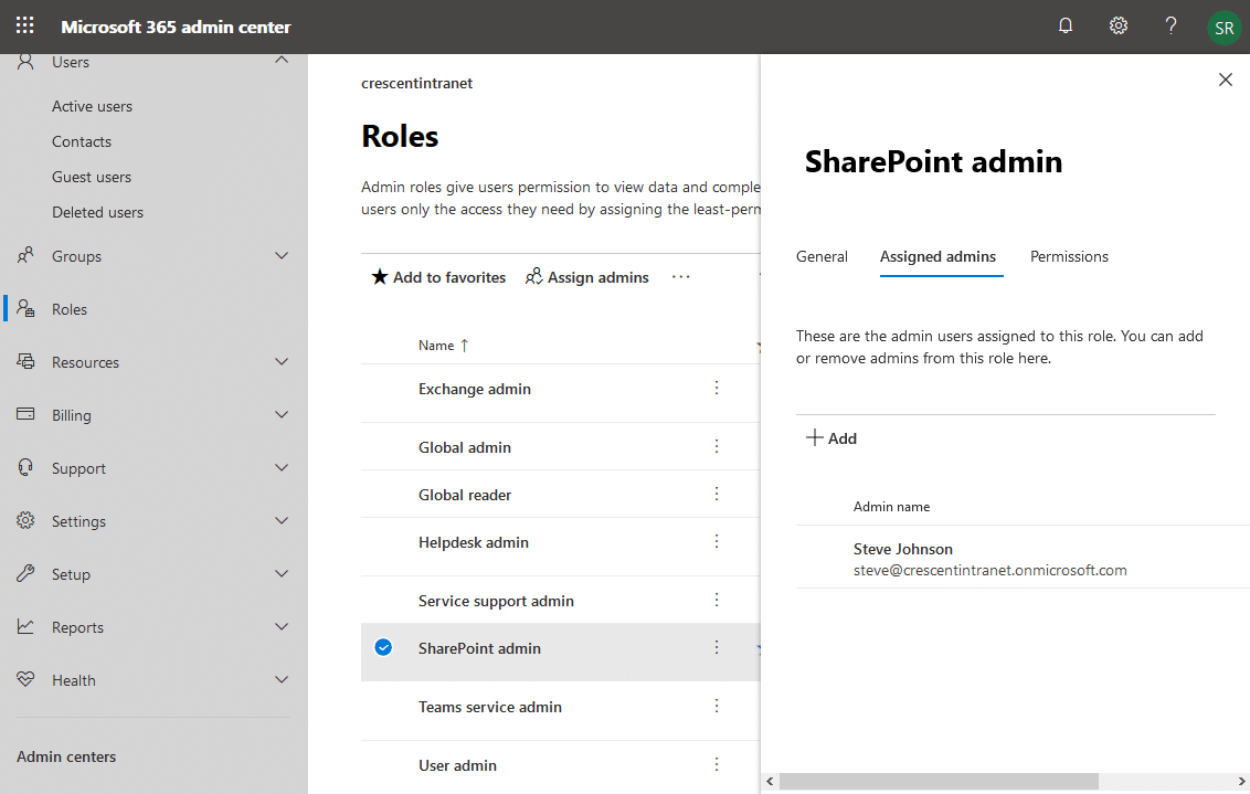 how to assign sharepoint online administrator