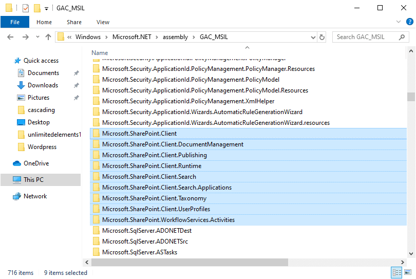 Could not load type Microsoft.SharePoint.Administration.DesignPackageType from assembly