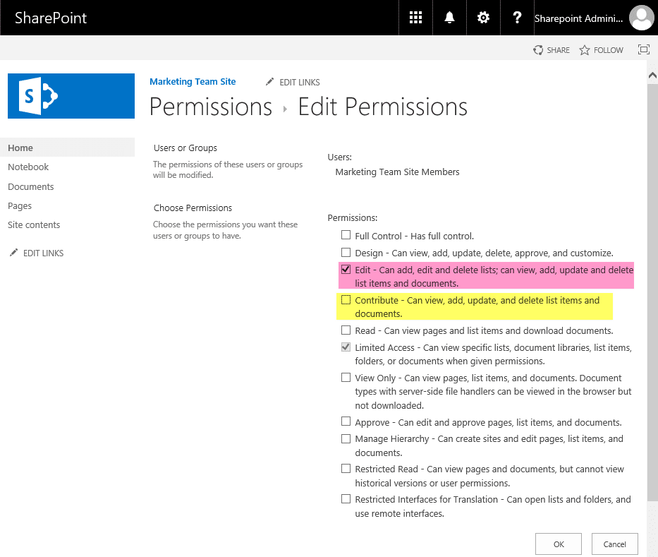 SharePoint Online Change Group Permissions using powershell