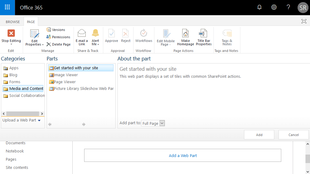 sharepoint online content editor web part not available