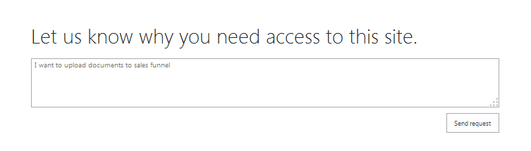 sharepoint 2013 turn off access request