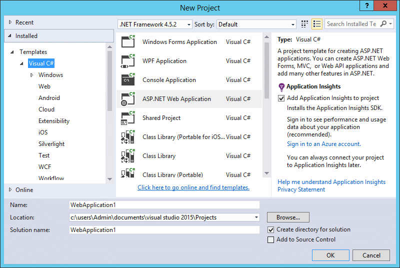 sharepoint project templates missing in visual studio