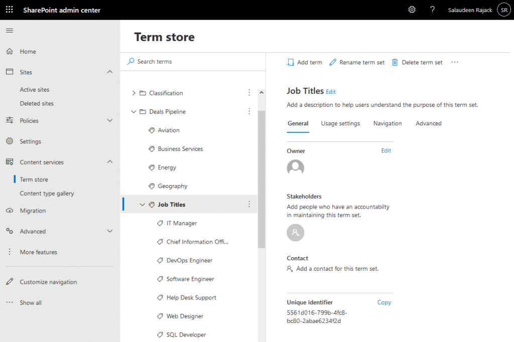 sharepoint online get all terms from a term set using powershell