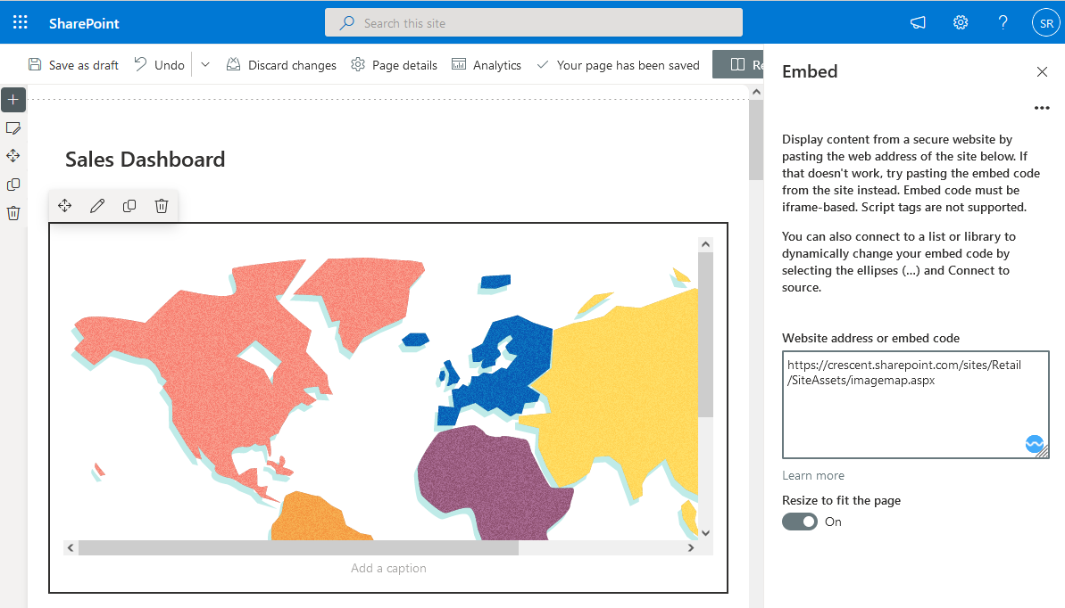 create image map sharepoint online
