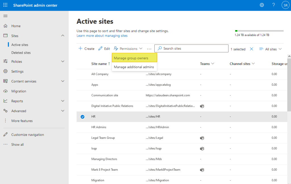 SharePoint Online Get site owners