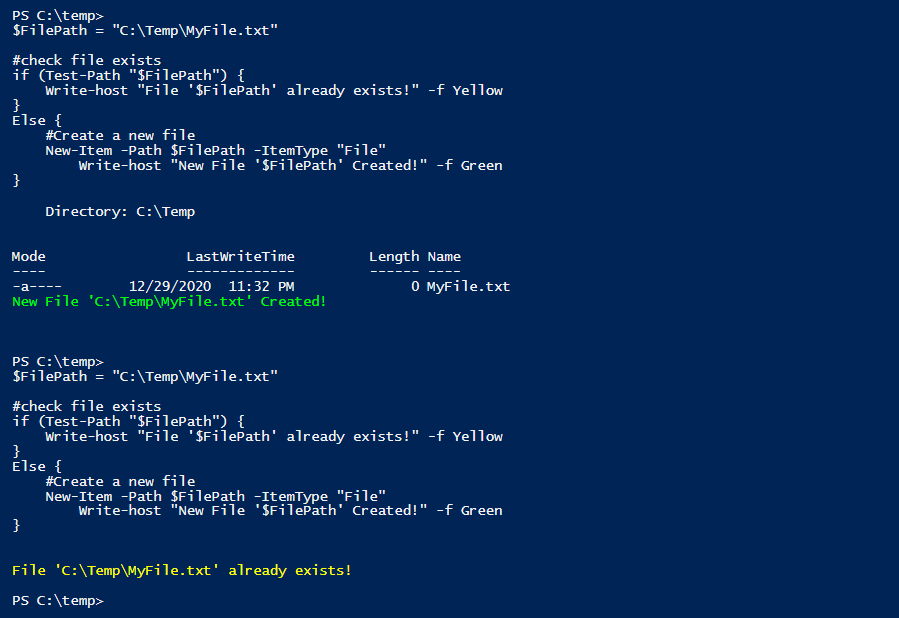 Powershell To Create A File - Sharepoint Diary