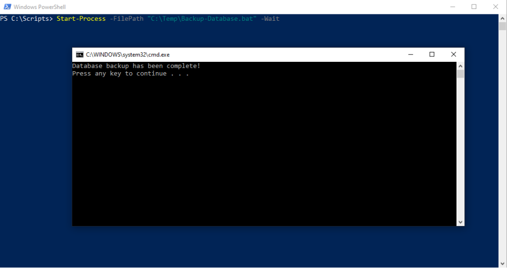 How to Run a Batch File from PowerShell